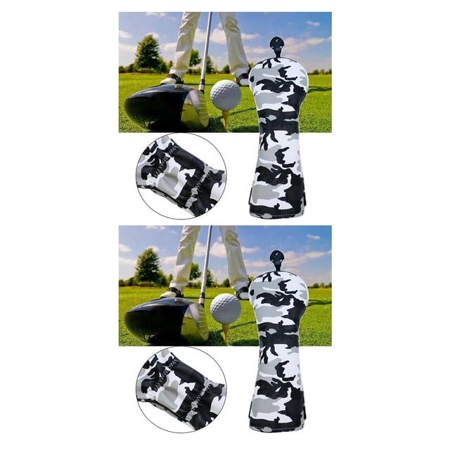 Cubiertas para cabezas de golf Soidarity Driver Fairway Wood Cover con Numero Type1 NO1