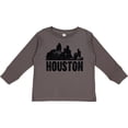 thumbnail image 3 of Inktastic Houston Skyline Grunge Boys or Girls Long Sleeve Toddler T-Shirt, 3 of 5