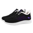 thumbnail image 4 of DLONGLI Women's Diabetic Orthopedic Arch Support Wide Width Winter Walking Shoes Fleece Lined Lace Up Breathable Knit Warm Cushioned Non-Slip Casual Shoes for Cold Weather, 4 of 6