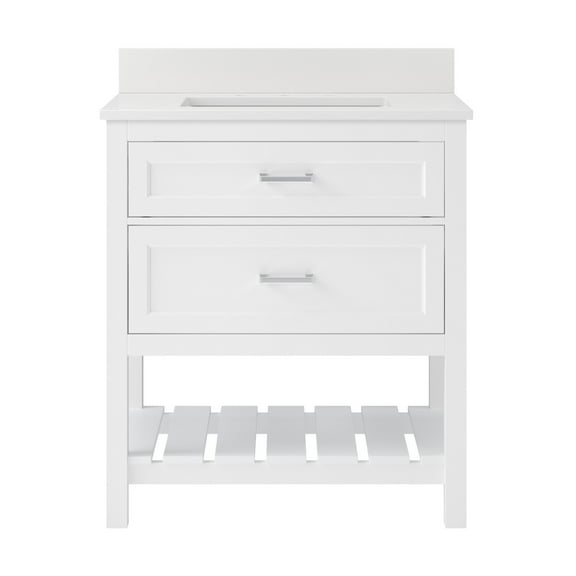 Craft   Main Lsvt3122d-Qswz Lawson 32" Free Standing Single Basin Vanity Set - White