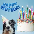 thumbnail image 4 of Kit de globos metálicos con letras Happy Birthday  color Azul Marino, 4 of 4