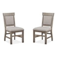 thumbnail image 1 of Bowery Hill Contemporary Upholstered Side Chair 2-Pack in Dovetail Grey, 1 of 10