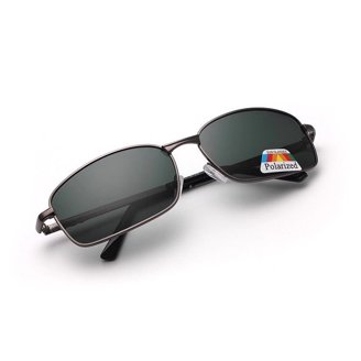 Vintage Square Sunglasses for Men, UV400 Protection, Plastic  display picture 2