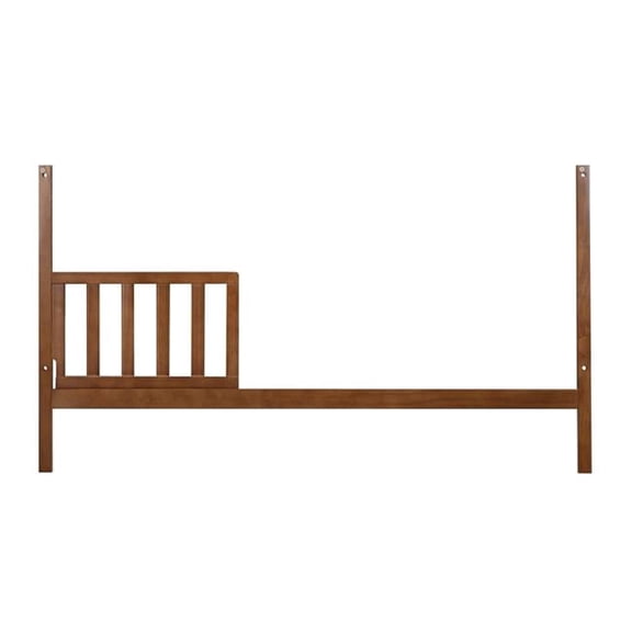 Suite Bebe Reign Toddler Guardrail and Stabilizer Bar in Walnut