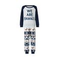 thumbnail image 3 of We Are Family Letter Print Christmas Pajamas For Family, 3 of 10