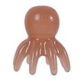 thumbnail image 3 of Peine de masaje para cabeza, peine para cuero cabelludo, suave pero eficaz, portátil, ergonómico, para mujer Marrón claro, 3 of 9