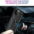 thumbnail image 5 of Compatible with iPhone 13 Pro Max Case Built-in 360 Ring Holder Kickstand, Extreme Protection Military Armor Magnetic Car Dual Layer Protective Heavy Duty Phone Cover For iPhone 13 Pro Max,Black, 5 of 8
