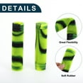thumbnail image 3 of Unique Bargains Bike Handlebar Grips Covers 125mm Long Soft Bicycle End Grips Protector Black Yellow 1 Pair, 3 of 6