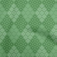 thumbnail image 1 of oneOone Viscose Jersey Green Fabric Argyle Dress Material Fabric Print Fabric By The Yard 60 Inch Wide, 1 of 4