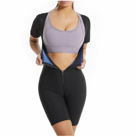

pbnbp Shapewear for Women Tummy Control Women s Summer Waist Bodysuits Workout Thigh Slimming Jumpsuit