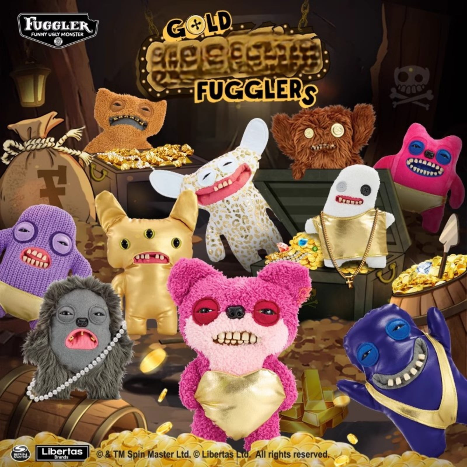 ゴールド ファグラー gold Fuggler Funny Monster FUGGLER GOLD EDITION GNAWING TERROR BROWN FUNNY UGLY MONSTER