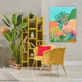 thumbnail image 3 of Stupell Industries Eclectic Peacocks in Dotted Meadow Canvas Art, 36 x 48, by Nabeela Rumi, 3 of 8