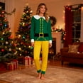 thumbnail image 6 of Christmas Family Pjs Comfy Elf Christmas Pajamas Holiday Long Sleeve Crew Neck Sleepwear Mommy and Me Christmas Pajamas, 6 of 7