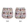 thumbnail image 5 of Picia Mexican Bright Style Pattern Women's 2 in 1 Athletic Running Shorts High Waisted Workout Casual Gym Sweat Shorts with Comfy Liner Zipper Pockets-XX-Large, 5 of 9