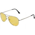 thumbnail image 2 of Rothco Chrome/Yellow 58 mm Polarized Sunglasses, 2 of 4