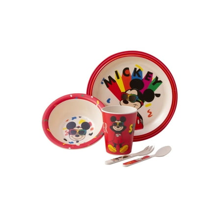 Mickey Shades 5 Piece Dinnerware Set