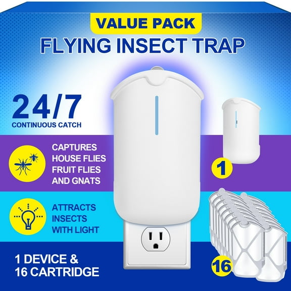 1Pcs Trap   16Pcs Refills Trap | Compatible with ZEVOM364A Refill - Use in Any Room