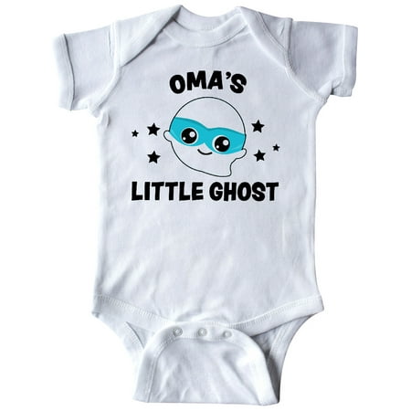 

Inktastic Cute Oma s Little Ghost with Stars Gift Baby Boy or Baby Girl Bodysuit