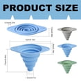 thumbnail image 2 of Silicone Funnel,Colla-psible Funnel,Durability Kitchen Large Wide Mouth,Silicone Funnels for Kitchen Use Filling Bottles,Daily Cooking,and Water Or Powder Transfer,Fold Flat for Space Saving, 2 of 7