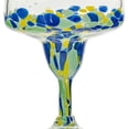 thumbnail image 4 of 10 Strawberry Street Mazatlan Margarita Handblown Mexican Glass, Set of 4, 4 of 7