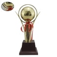 thumbnail image 4 of 28.5cm Metal Golden Trophy Student Kids Creative Award Trophy Reward for Competitions, 4 of 7