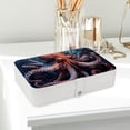 thumbnail image 6 of Octopus PU Leather Necklace Organizer Bracelet Holder Jewelry Organizer with Removable Compartment, Portable, 6 of 6