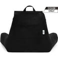 thumbnail image 4 of Husband Pillow Medium Cover Aspen Edition Sable Black, Reversible Microfiber to Microsuede, Side & Back Pockets - Handle for Easy Transport - Super Cozy Bed Rest Pillow Cover With Arms - Easy Care, 4 of 7