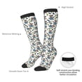 thumbnail image 4 of Balery Funny Excavator Printed Novelty Socks Men's Women's Crew Socks Sports Socks Knee High Socks Cotton Socks Quirky and Cool Socks, 4 of 9