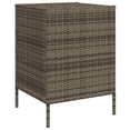 thumbnail image 5 of vidaXL Armoire de Rangement de Jardin Gris 55x59x80 cm Rotin Poly, 5 of 5
