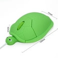 thumbnail image 3 of Amdohai Turtle Shape Wired Mouse Cute Mini Laptop Mouse 1600 DPI Optical Sensor/3 Buttons/Ergonomic, 3 of 7
