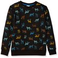thumbnail image 1 of Boys' Fleece Crew-Neck Sweatshirts, Tiger, Medium, 1 of 1