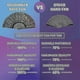 thumbnail image 2 of Hand Fan Lar Folding Fans For Festivals, Drag Esque Cute Holographic Rave Accessories For Women1pcs-urful, 2 of 3