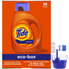 Tide Laundry Detergent Liquid, Original Scent, HE Turbo Clean, 64 Loads