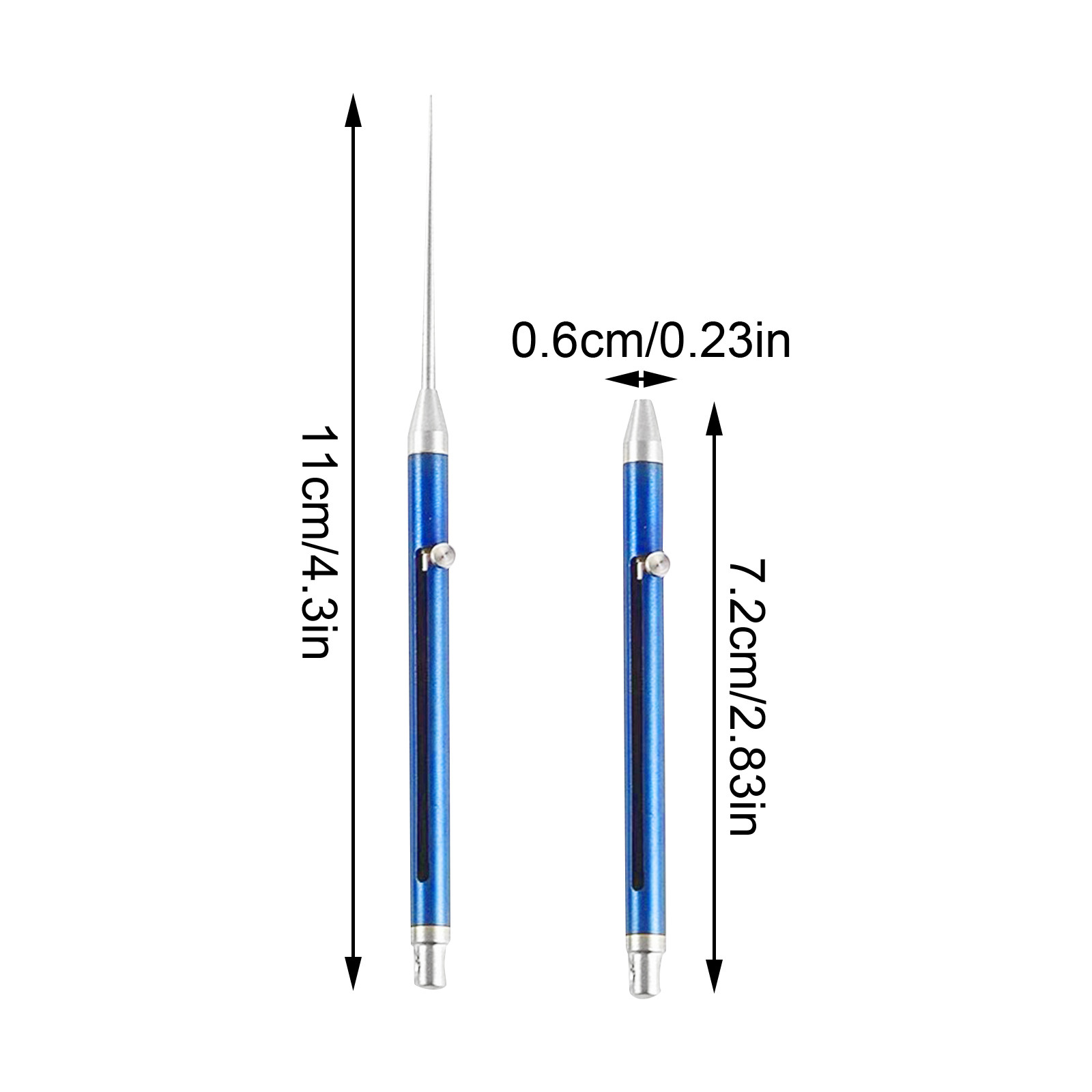 Multi Functional Titanium Alloy Retractable Toothpick Portable Fruit