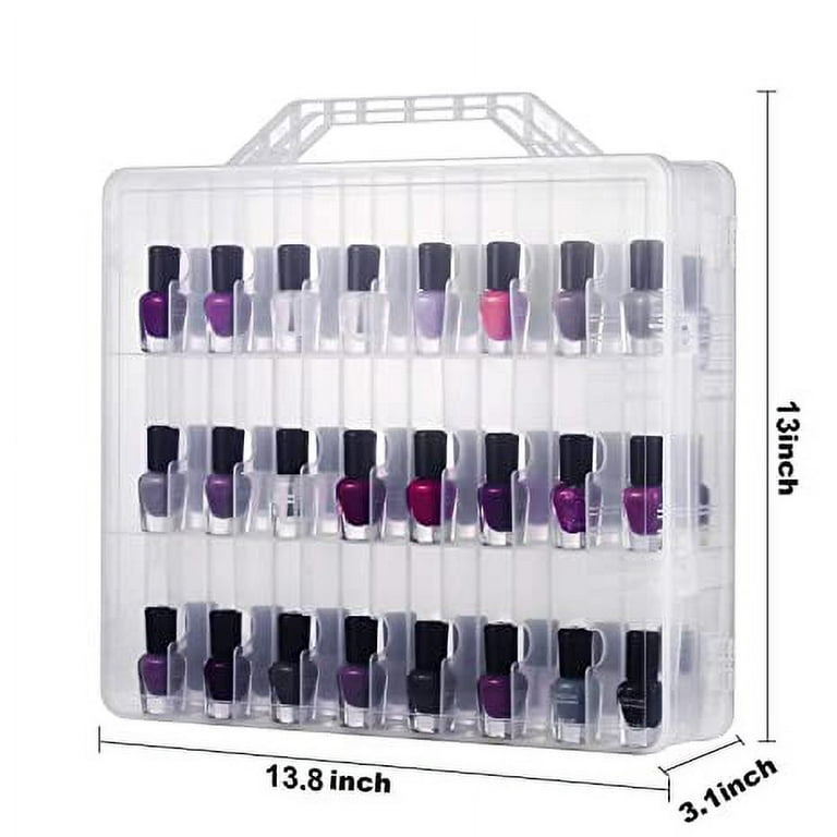  Worparsen Nail Charm Organizer Transparent Save Space  Multipurpose Loose Bead Diamond Storage Box Nail Art Gadget compatible with  Manicure Store Blue : Beauty & Personal Care
