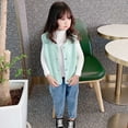 thumbnail image 2 of URMAGIC Toddler Kids Double-wear Warm Fleece Velevt Waistcoat Vest Coat for Baby Girls Boys, 2 of 6
