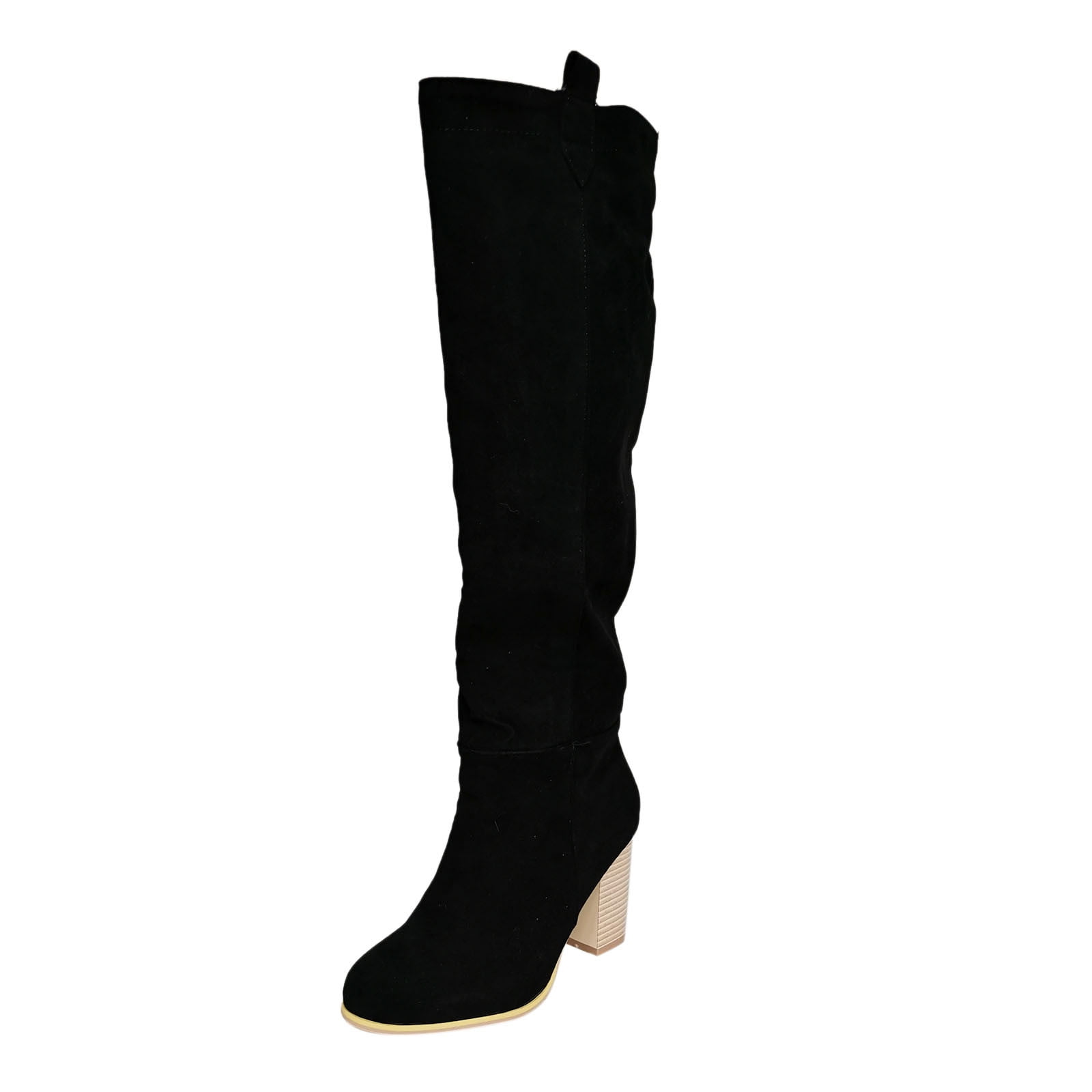 wide calf flat thigh high boots