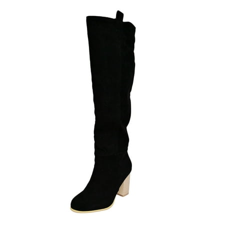 

Dyfzdhu Shoes Boots Heel Boots Retro Boots Women s Knee-Hign Booties For Women women s boots
