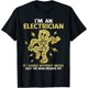 thumbnail image 1 of I'm an Electricista If I Dance Without Music Funny Electricia Camiseta, 1 of 2