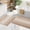 Beige-20" x 32" Plus 16" x 24", variant on Bath Rugs Set Aqua Green 20" x 32" Plus 16" x 24" 2 Piece Absorbent Chenille Bathroom Floor Mat