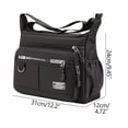 thumbnail image 2 of Large Capacity Durable Business Bag,Multi-Pocket Design,Casual Messenger Style,Fashionable Shoulder Bag for Men,Office & Daily Use,Suitable for Professionals,PENDANE,Black, 2 of 9