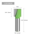 thumbnail image 1 of 1PC 12.7mm Shank Cleaning Bottom Router Bit Milling Cutter Engraving Woodworking, 1 of 6