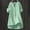 Mint Green, variant on GZWYHT Button Down Shirts For Women,Roll Up Short Sleeve Tops Gauze Shirt Linen Blouses Linen Tops For Women Peasant Blouse Linen Shirts For Women Short Sleeve Tops Beige L