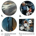 thumbnail image 3 of Designart "Delivery City Vibes" Transportation Floater Framed Wall Art Print, 3 of 7