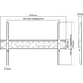 thumbnail image 2 of Soporte Fijo de Bajo Perfil Manhattan para TV de 37' a 70' hasta 45 kg, 2 of 7