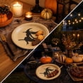 thumbnail image 5 of SLYNSHome 16Pcs 9 inch Witch Disposable Tableware Paper Plates Vintage Printed Table Supplies For Halloween Dinner Holiday Party Tabletop Decor, 5 of 6