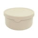 thumbnail image 2 of Dispensador de queso Organizador de refrigerador | Caja de almacenamiento de alimentos de plástico con tapa abatible | Recipiente hermético para frutas, jengibre, ajo, especias | 14,5 x 14,5 x 6,8, 2 of 6