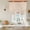 Rust, Terracotta, Copper, Clay, variant on Red Lattice Geometric Tie Up Curtains for Windows, Adjustable Balloon Window Shades, Aesthetics Luxury Abstract Art Kitchen Window Treatments Adjustable Roll Up Curtain for Basement/Nursery 52"x45"