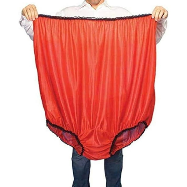 Big Mom Undies Broma divertida Regalos de broma Ropa interior novedosa gigante para mujeres Hombres Bragas de abuela Juegos de gala Walmart en linea