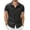 A - Black - No Pocket, variant on COOFANDY Short Sleeve Button Up Shirts for Men Slim Fit Denim Shirt Wrinkle Free Lightweight Casual Shirt